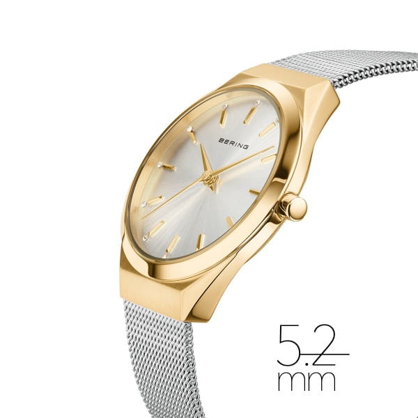 Bering Ultra Slim Polished/Brushed Gold 18729-010-US