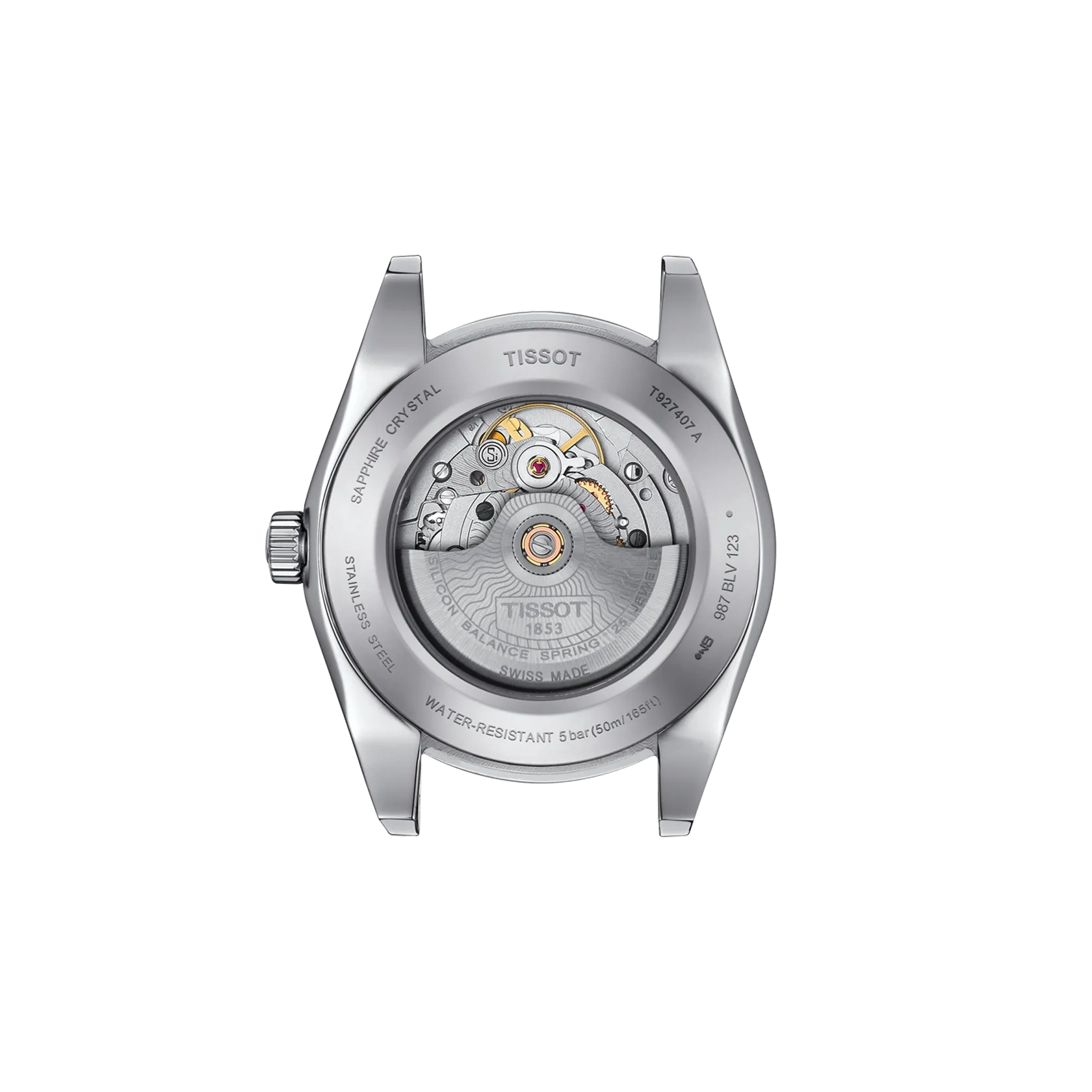Tissot Gentleman Powermatic 80 Silicium Solid 18K Gold Bezel T927.407.41.031.01