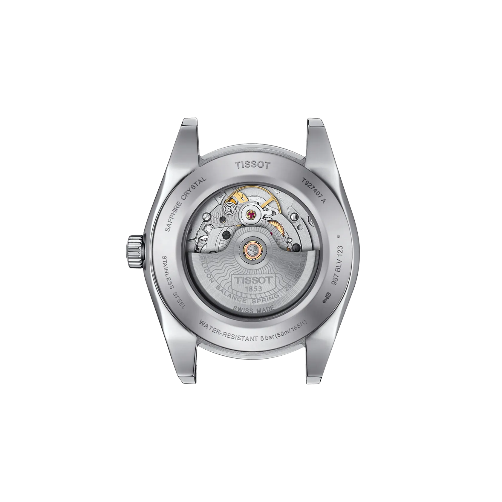 Tissot Gentleman Powermatic 80 Silicium Solid 18K Gold Bezel T927.407.46.291.01