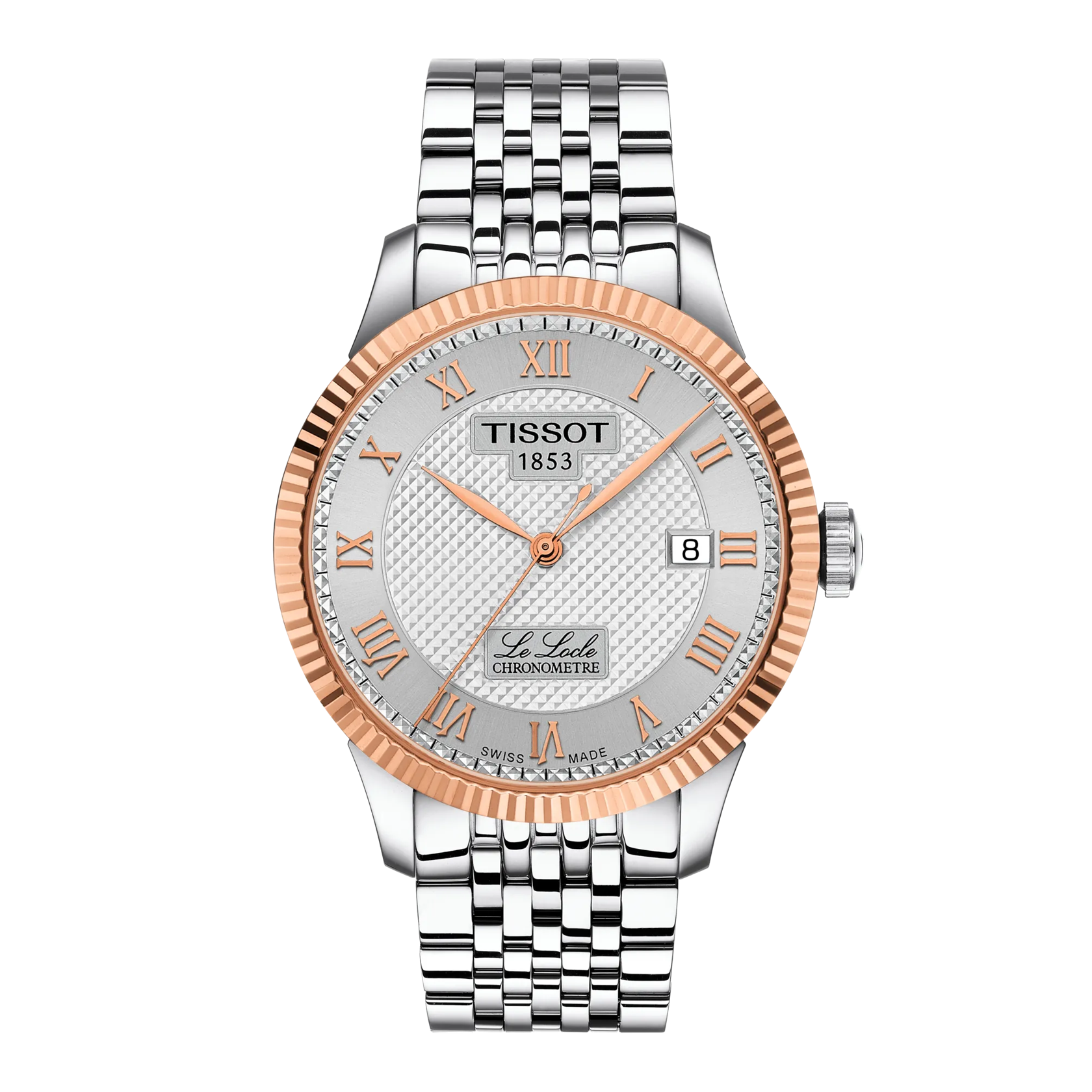 Tissot Le Locle COSC 39mm 18k Gold Bezel T932.408.41.033.00