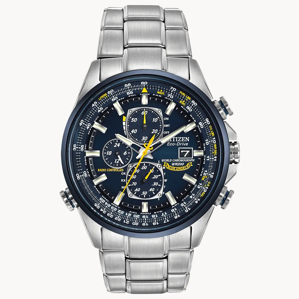 Citizen World Chronograph A-T Atomic Timekeeping AT8020-54L