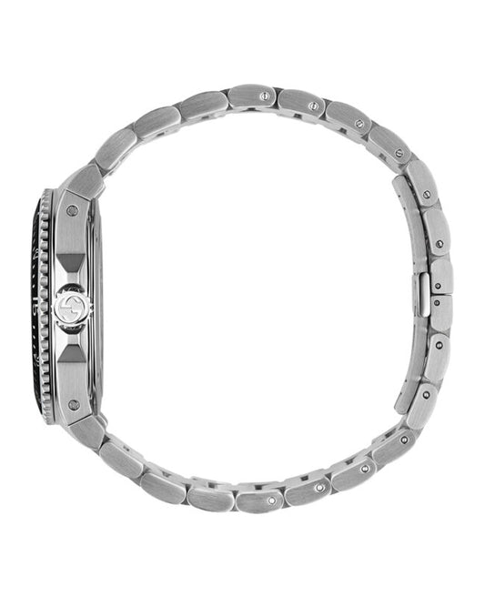 Gucci Dive Mens Silver Stainless Steel Quartz 40mm YA136301