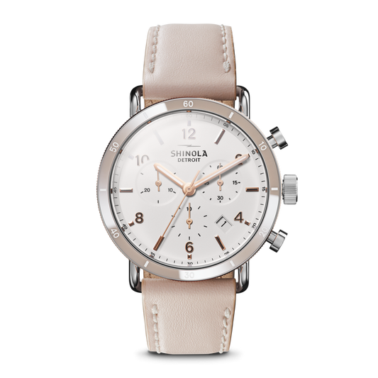 Shinola Canfield Sport Chronograph Watch S0120089883-1-SoftWht-40-USA
