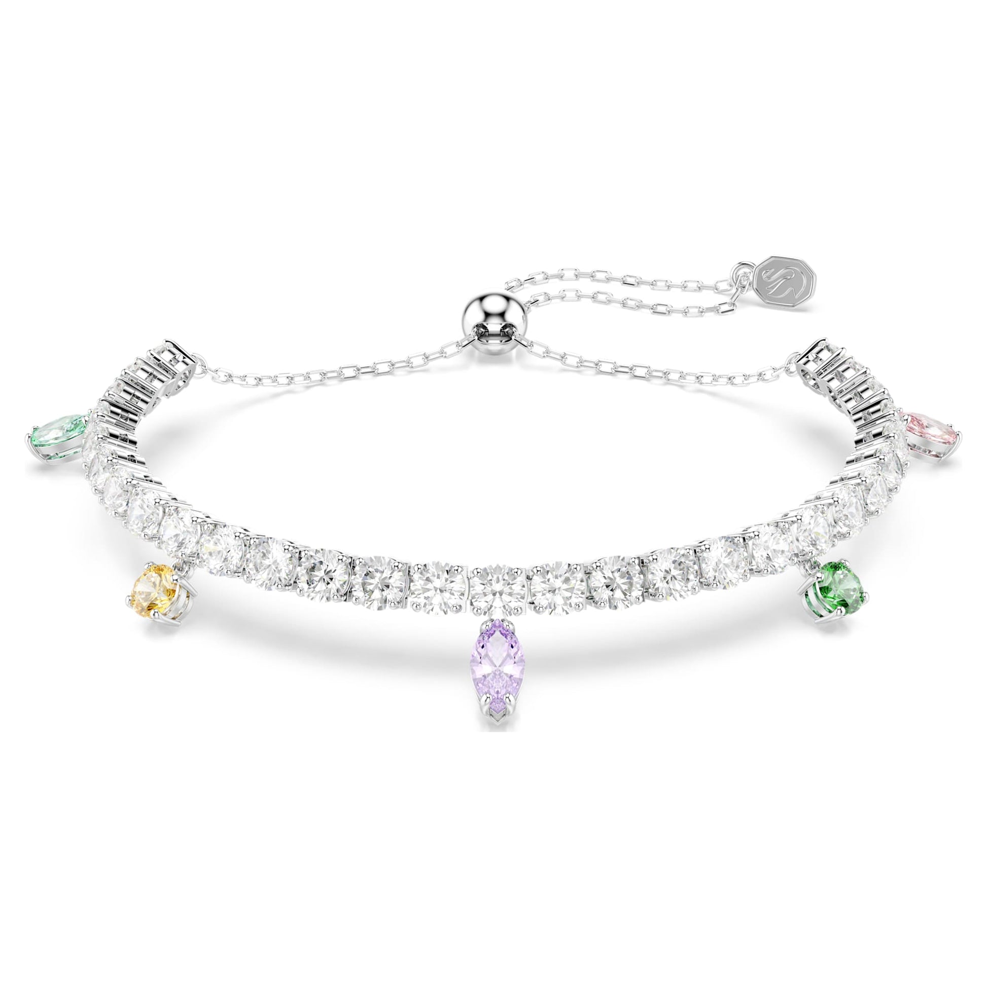 Swarovski Ariana Grande x Swarovski bracelet Mixed cuts, Multicolored, Rhodium plated 5742463