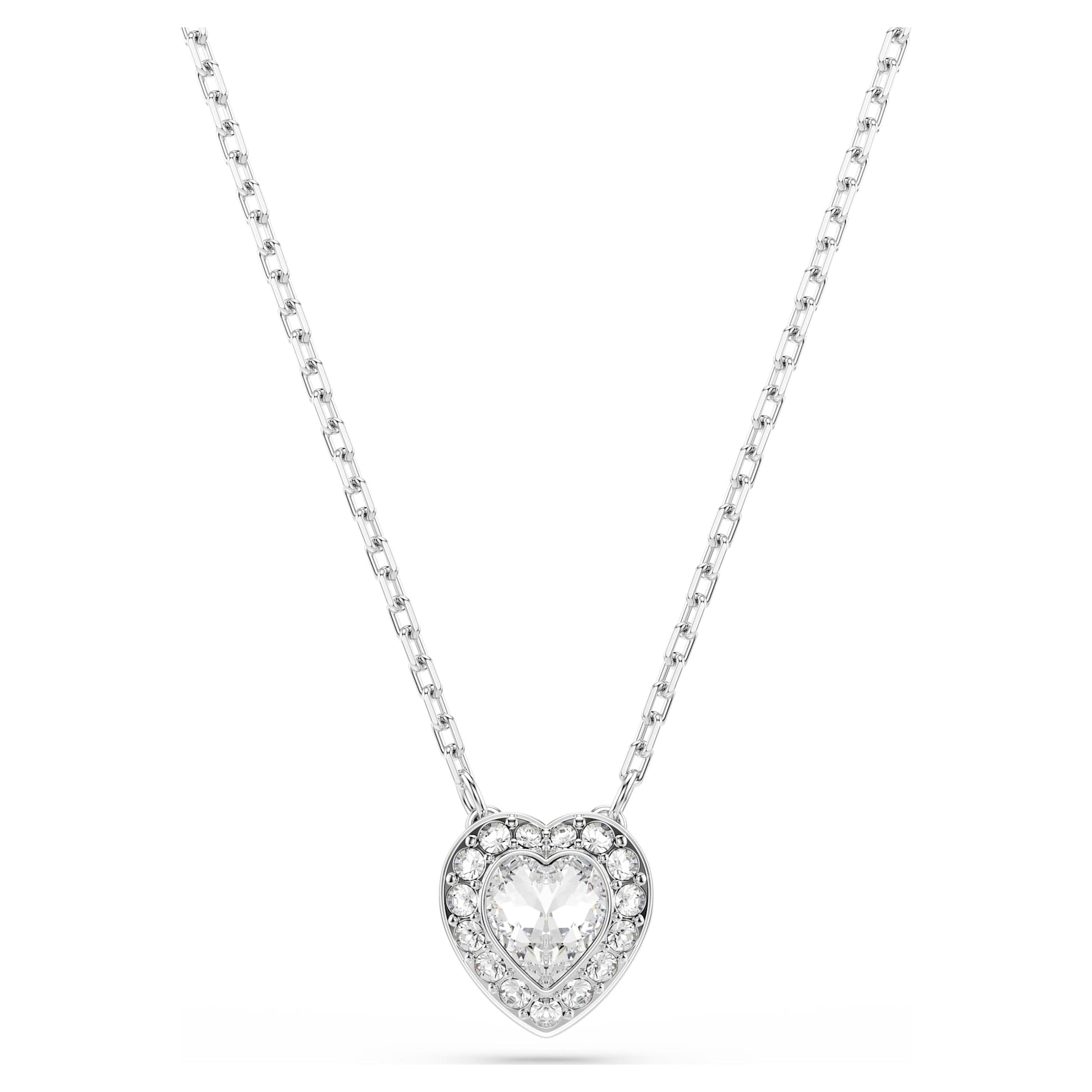 Swarovski Ariana Grande x Swarovski set Mixed cuts, Heart, White, Rhodium plated 5720849