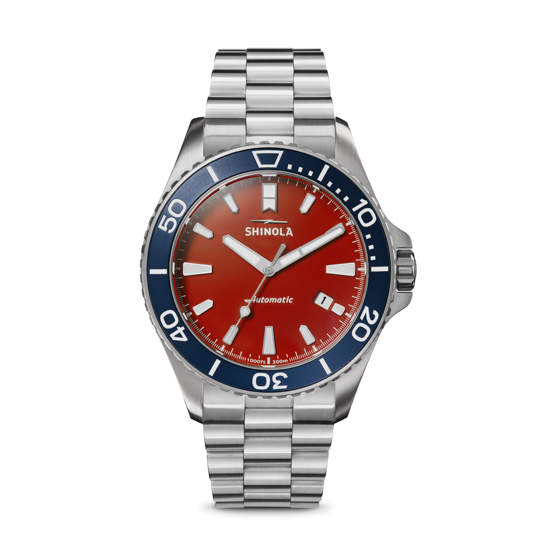 Shinola Harbor Monster Automatic Watch S0120183132-1-Cardinal-43-CHE