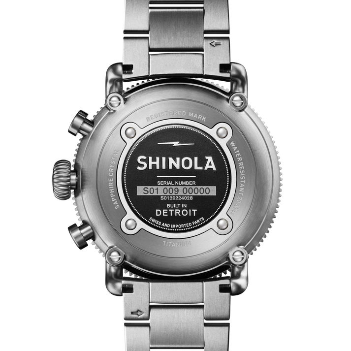Shinola White Hurricane Watch S0120224028-1-Wht-48-USA