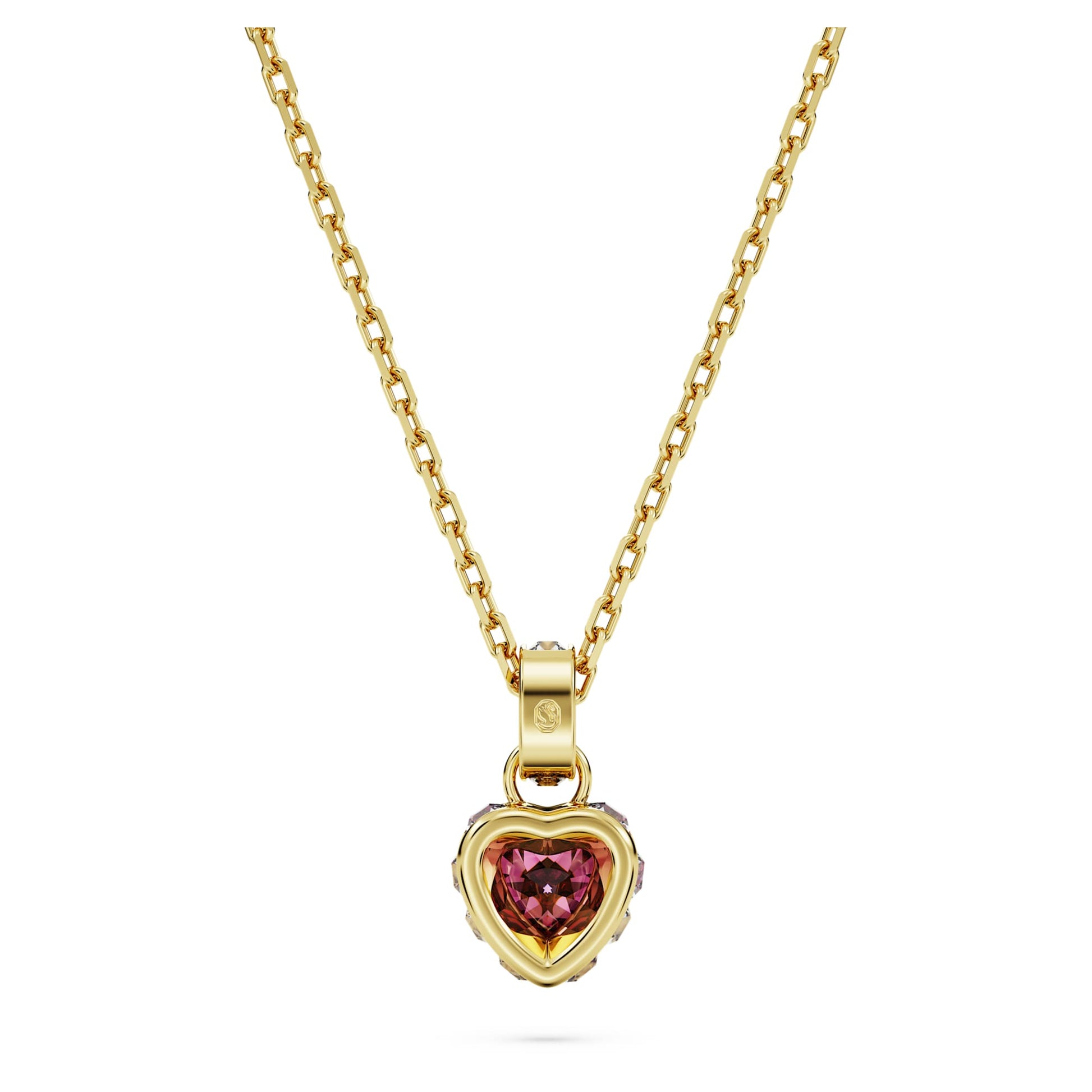 Swarovski Chroma pendant Heart, Red, Gold-tone plated 5648750