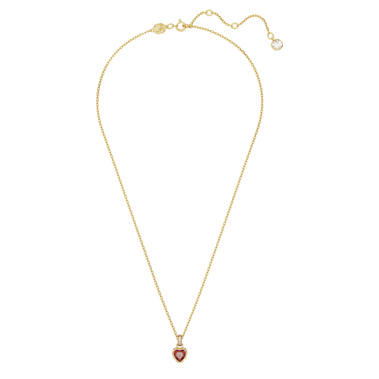 Swarovski Chroma pendant Heart, Red, Gold-tone plated 5648750