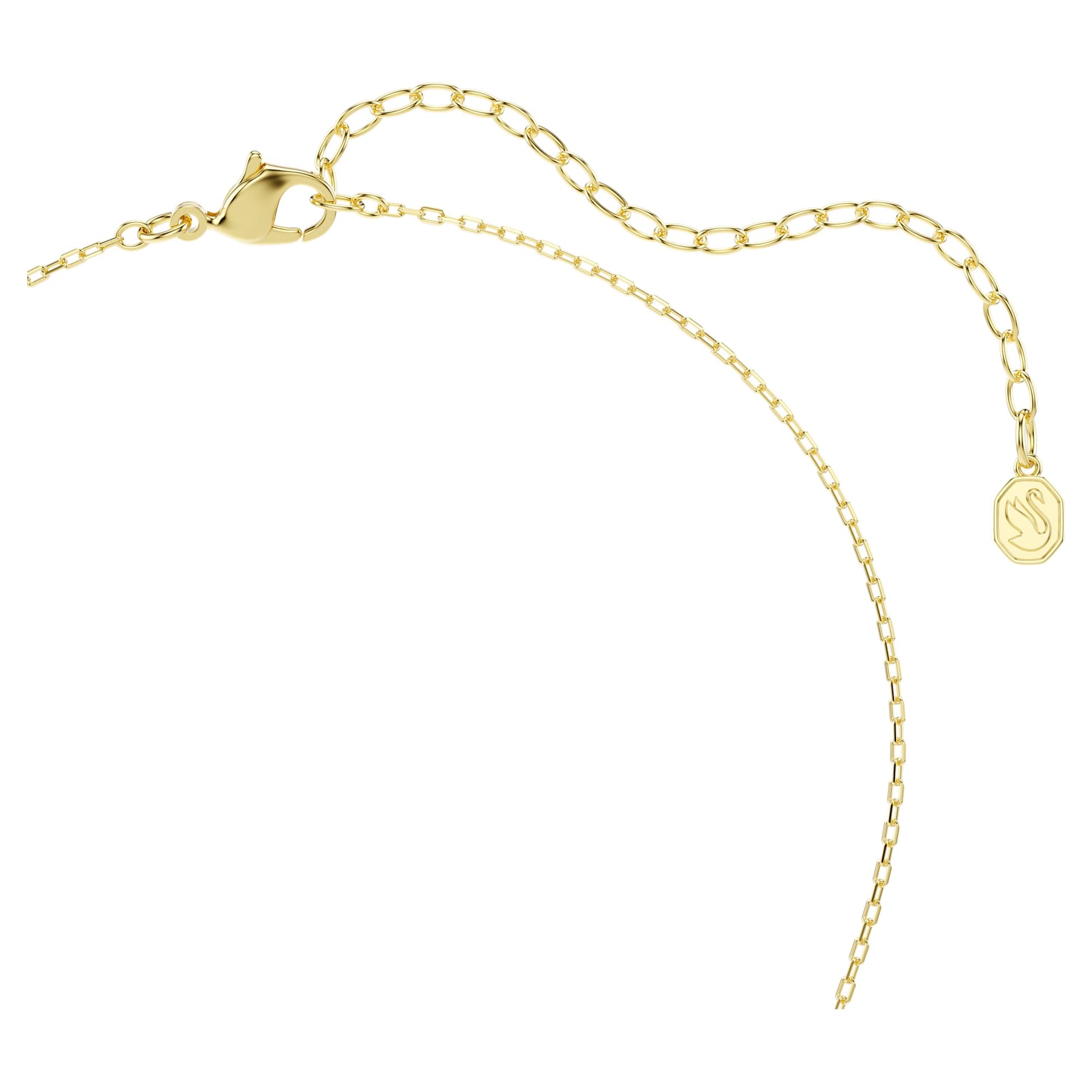 Swarovski Chroma pendant Mixed cuts, Multicolored, Gold-tone plated 5741586