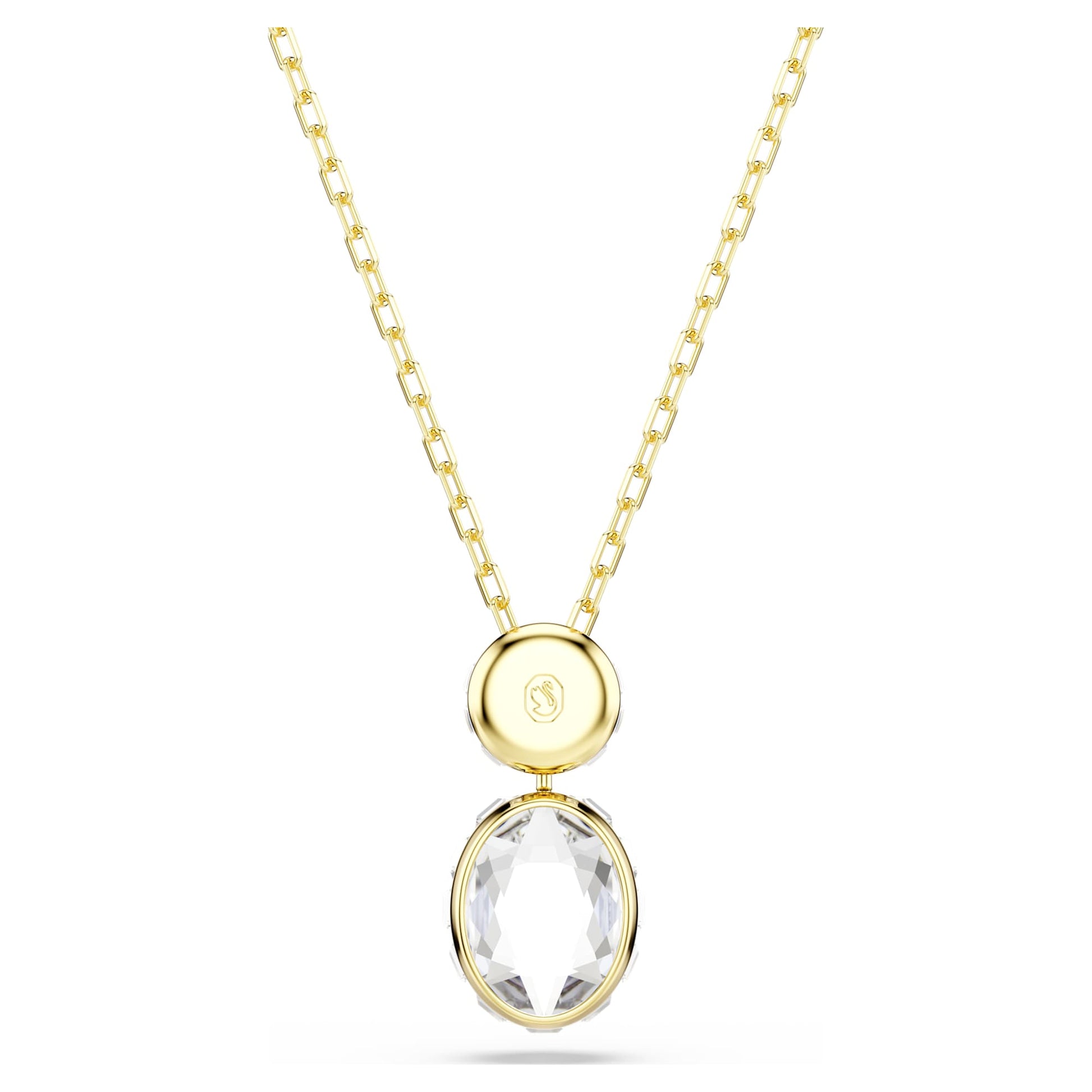 Swarovski Chroma pendant Mixed cuts, Multicolored, Gold-tone plated 5741586