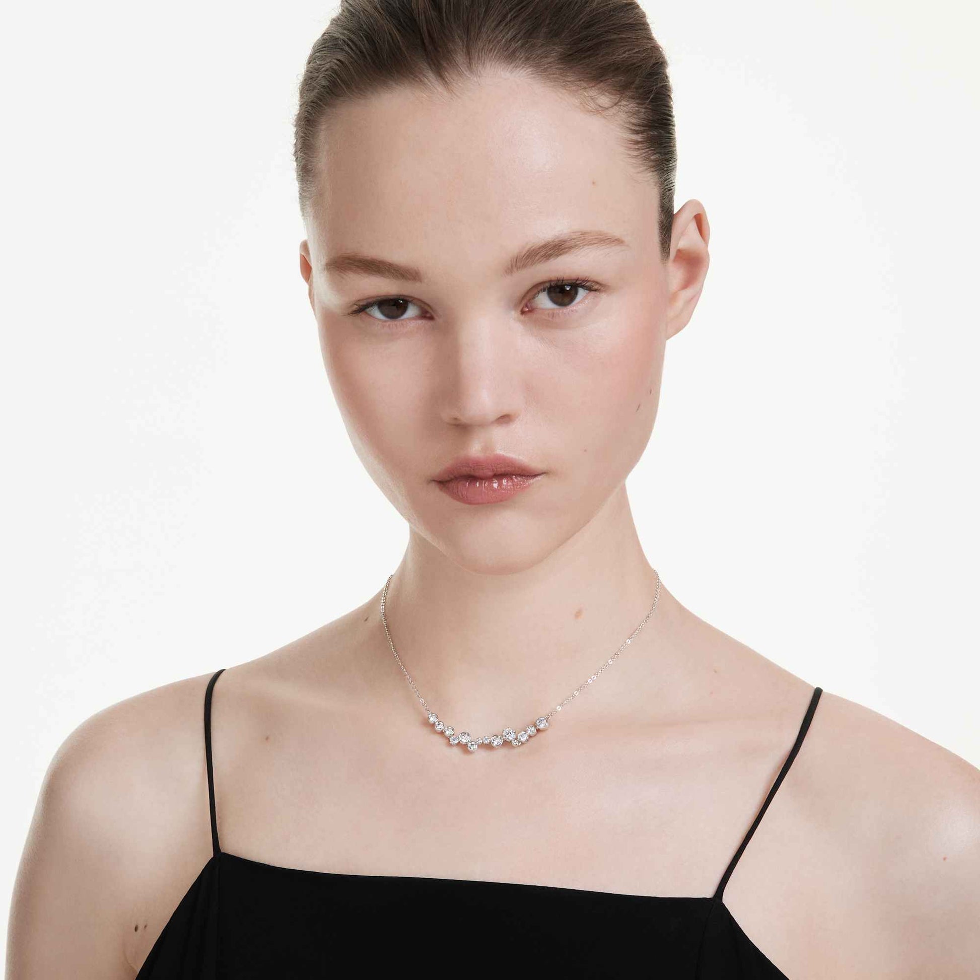 Swarovski Constella necklace Mixed cuts, White, Rhodium plated 5722473