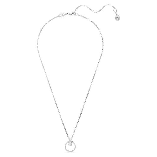 Swarovski Constella pendant Pave, Round cut, White, Rhodium plated 5692261
