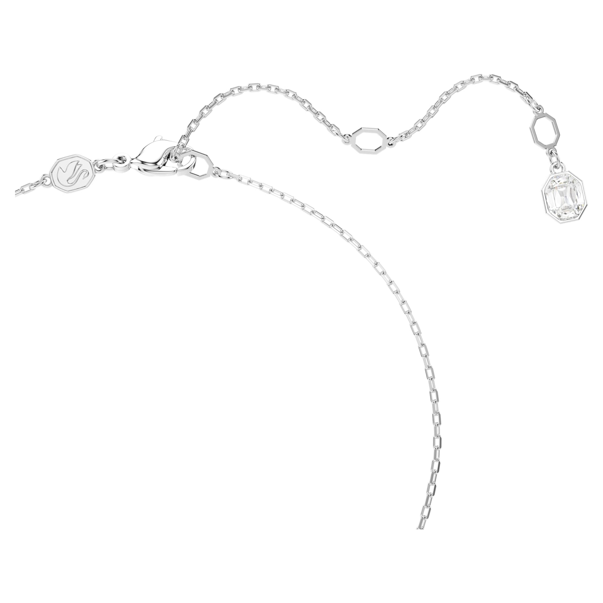Swarovski Constella pendant Pave, Round cut, White, Rhodium plated 5692261