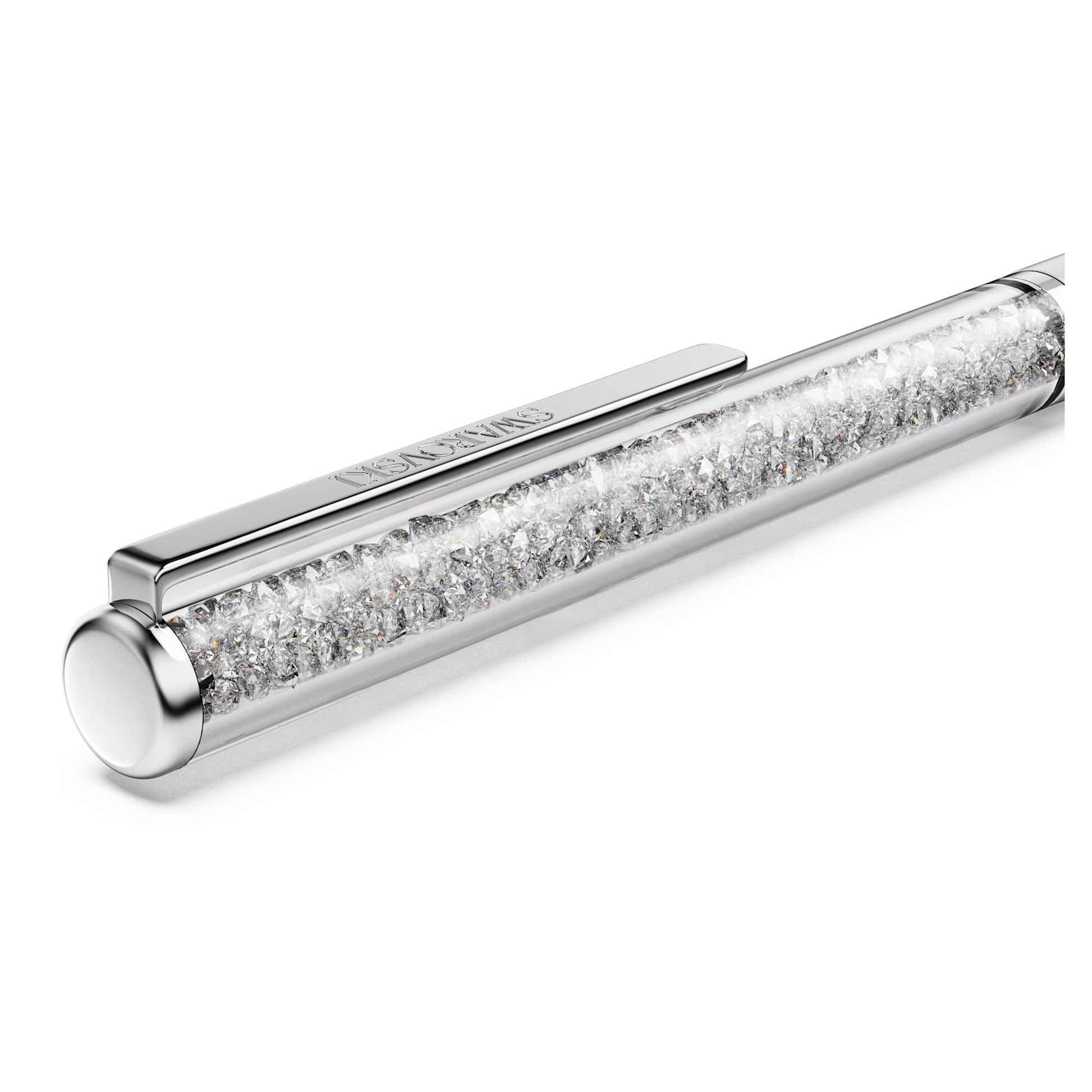 Swarovski Crystalline ballpoint pen Gray, Gray lacquered, Chrome Plated 5709613