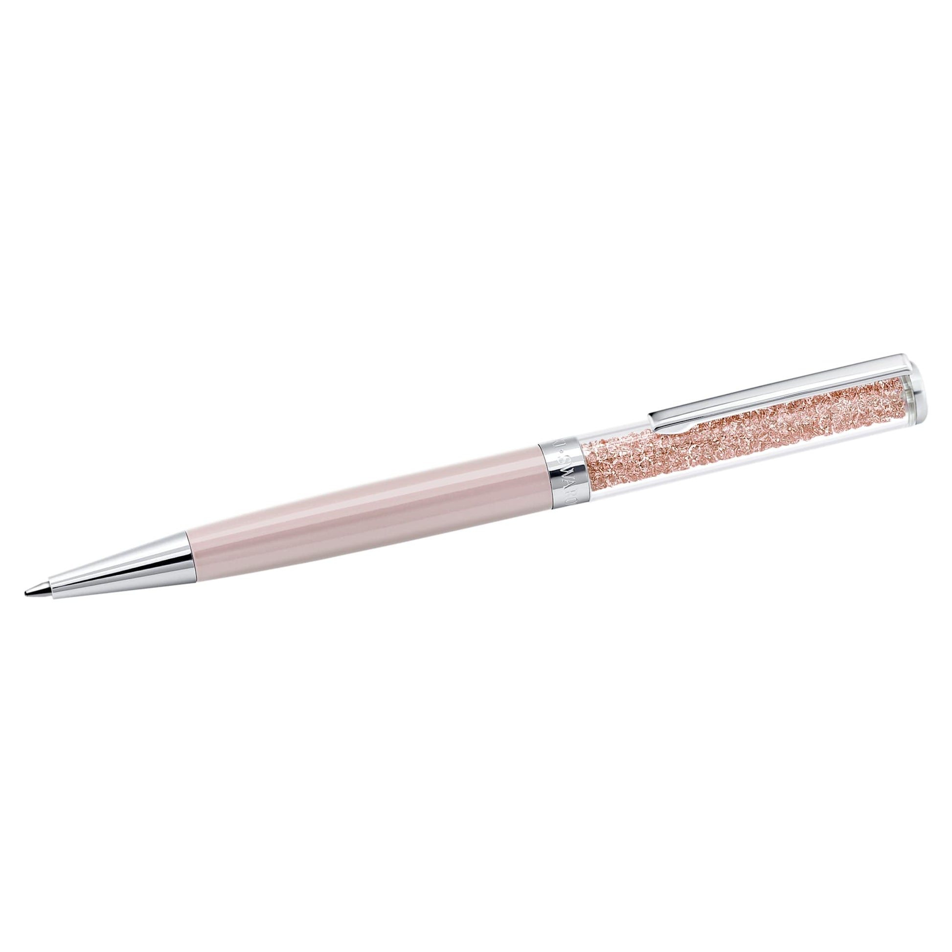 Swarovski Crystalline ballpoint pen Pink, Pink lacquered, Chrome plated 5224391
