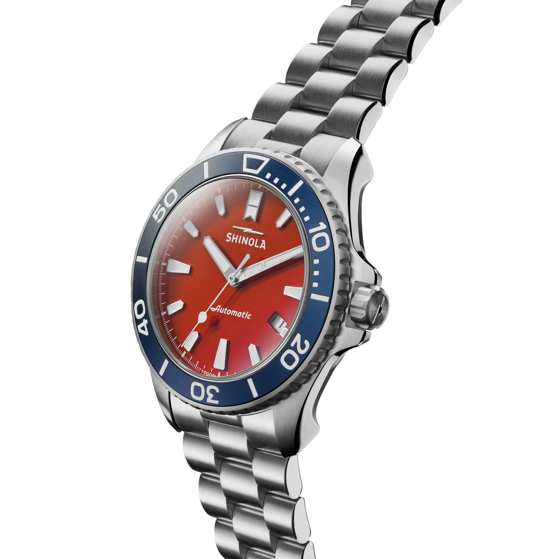 Shinola Harbor Monster Automatic Watch S0120183132-1-Cardinal-43-CHE