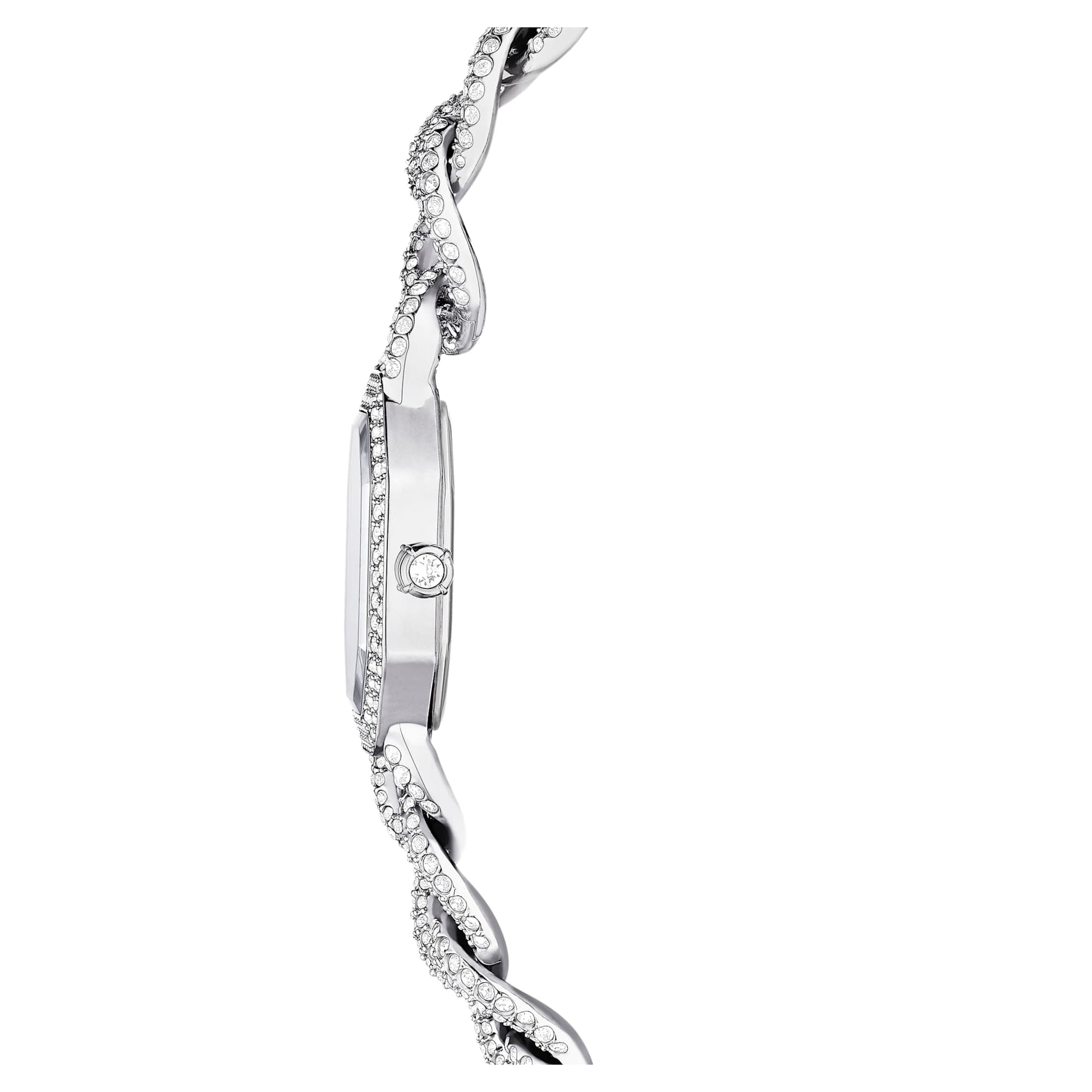 Swarovski Dextera chain watch Swiss Made, Crystal bracelet, Silver tone, Stainless Steel 5668899