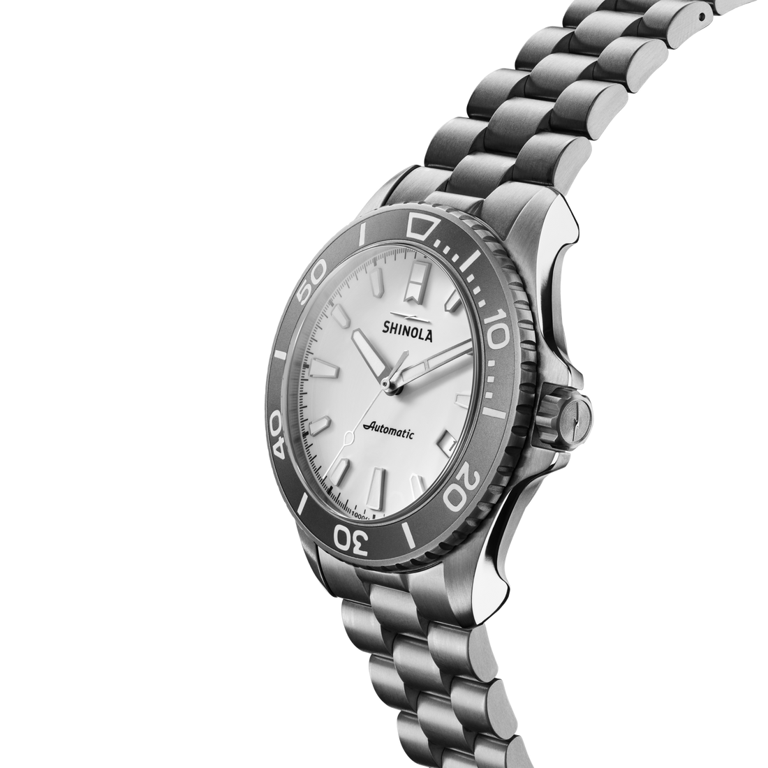 Shinola Ice Monster Automatic Watch S0120194496-1-Wht-43-CHE