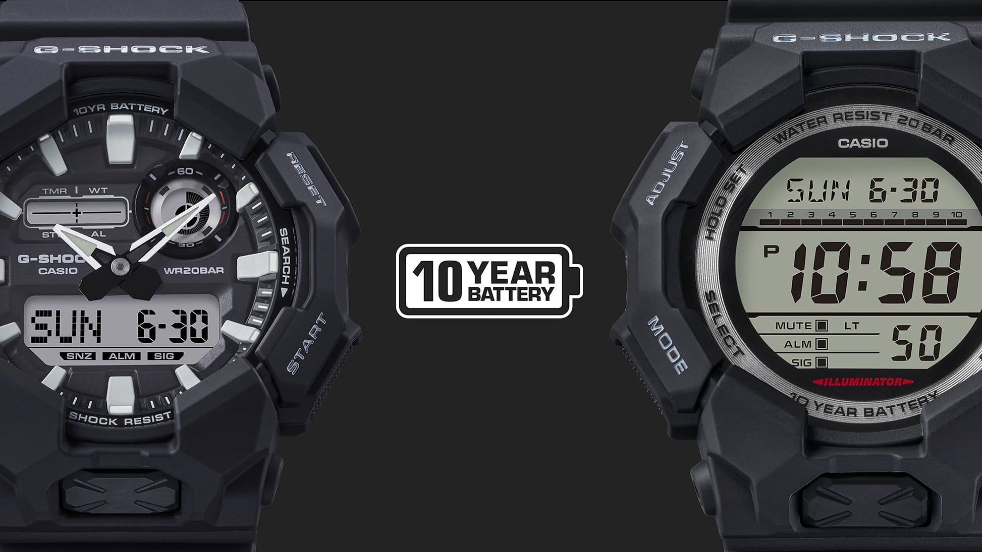 G-Shock GD-010 SERIES GD010-1A1