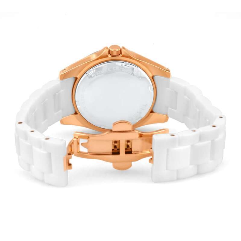 Fossil White Ceramic Multi-Function Ladies CE1006