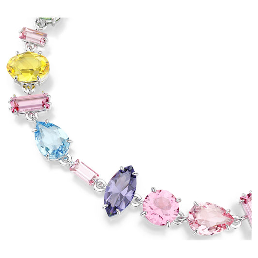 Swarovski Gema bracelet Mixed cuts, Multicolored, Rhodium plated 5656427