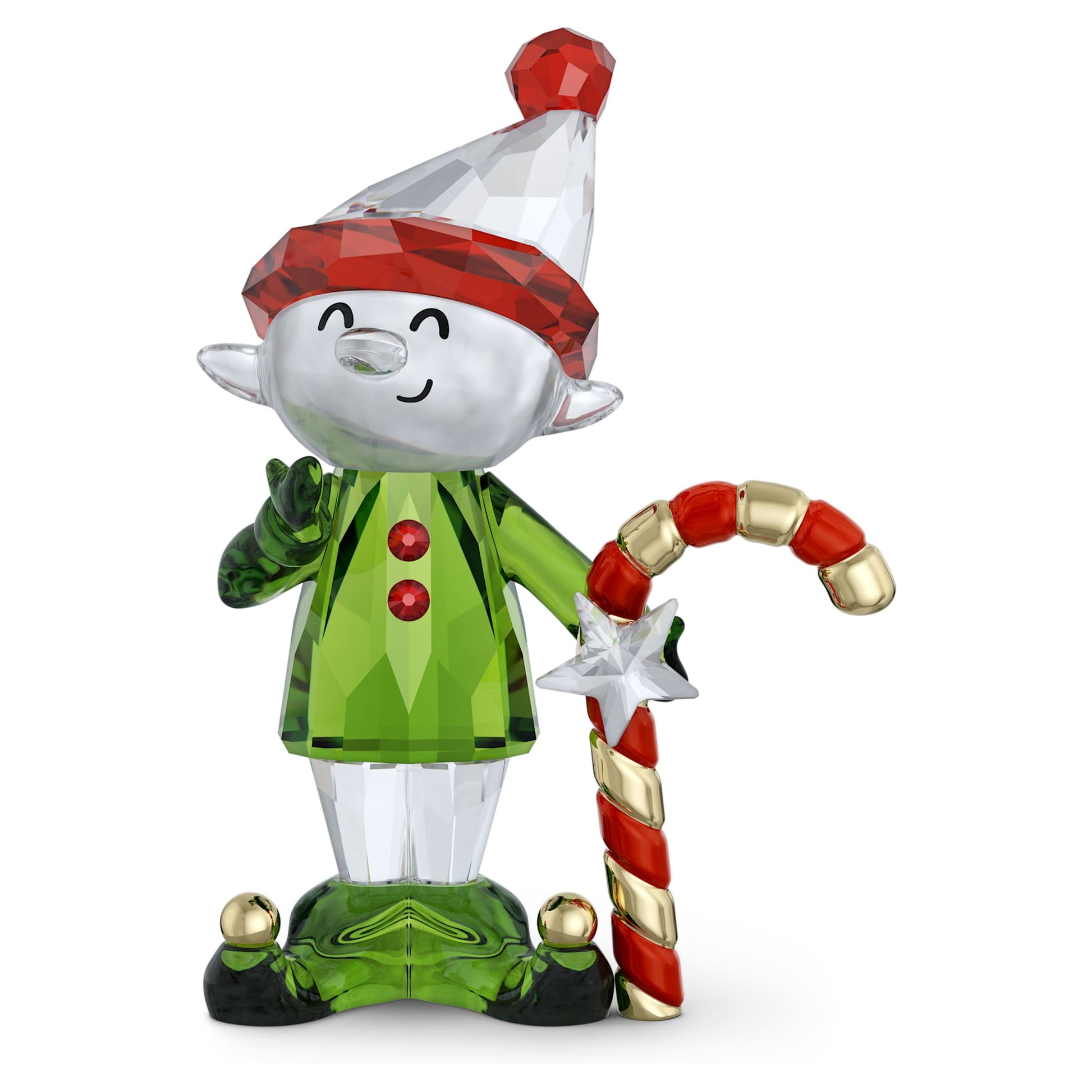 Swarovski Holiday Cheers Dulcis Elf and Candy Cane 5701852
