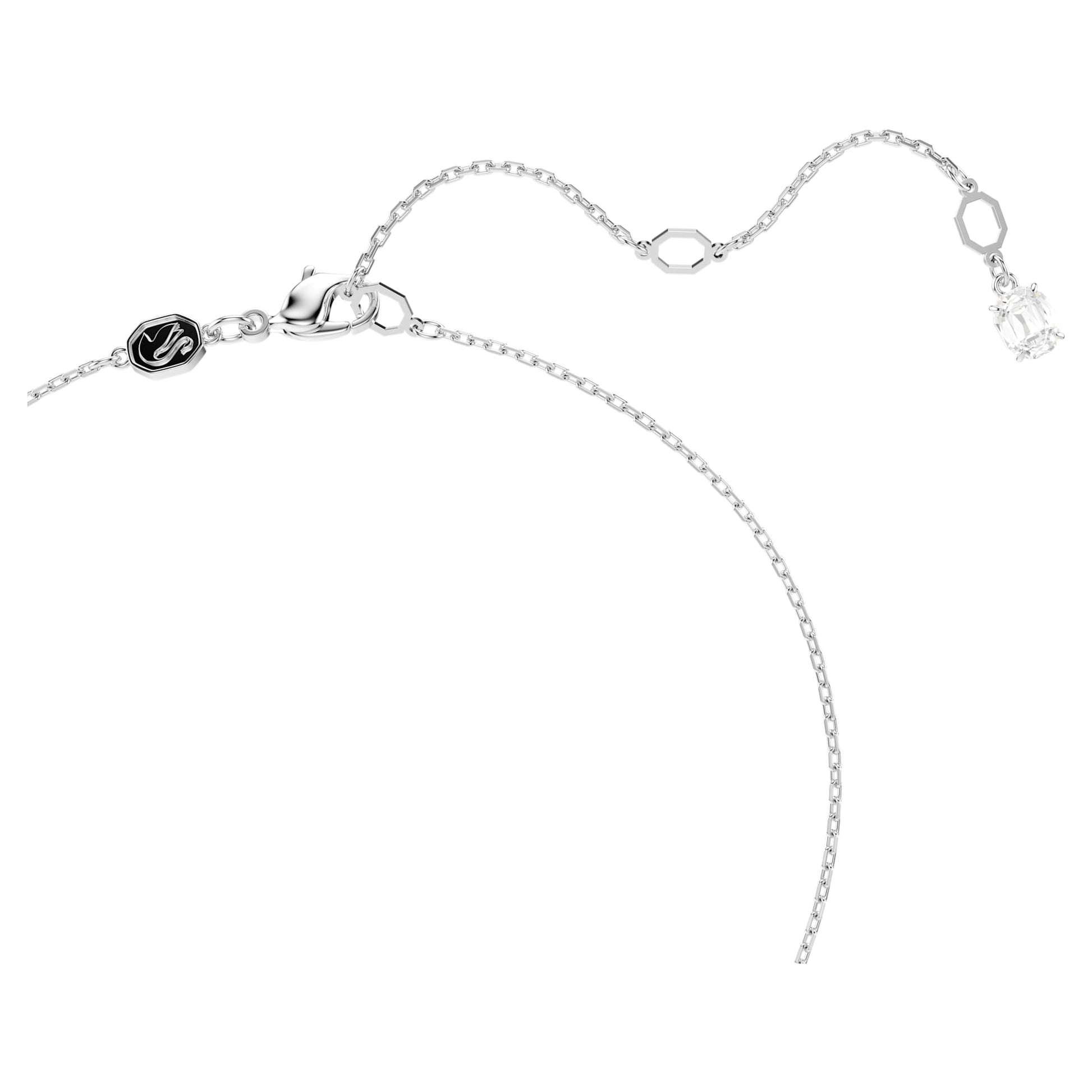 Swarovski Hyperbola pendant Mixed cuts, White, Mixed metal finish 5696626