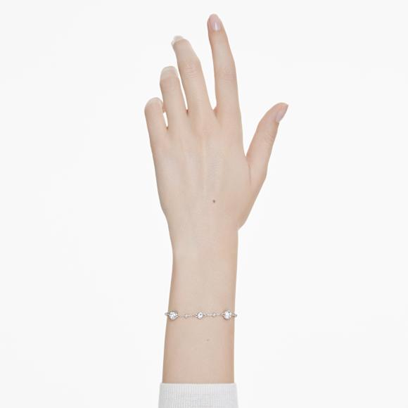 Swarovski Imber bracelet  Round cut, White, Rhodium plated 5696079