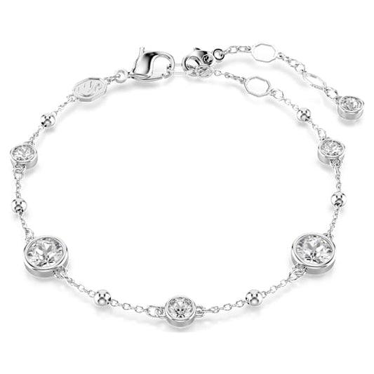 Swarovski Imber bracelet  Round cut, White, Rhodium plated 5696079