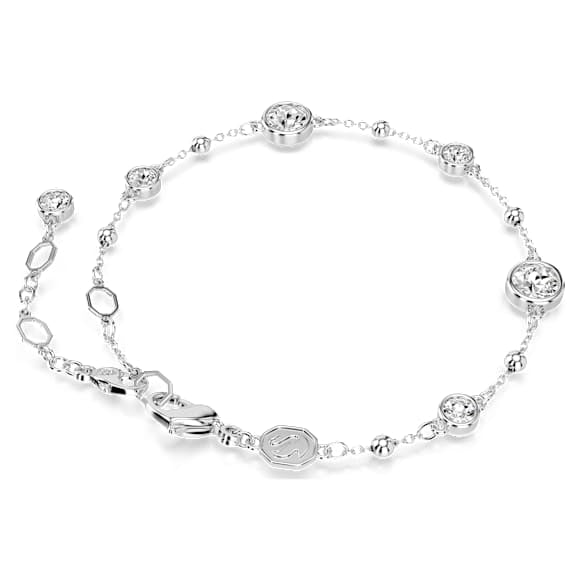 Swarovski Imber bracelet  Round cut, White, Rhodium plated 5696079