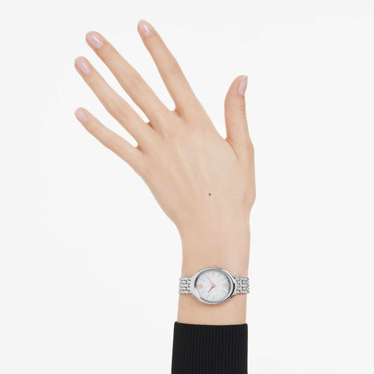 Swarovski Imber oval watch Swiss Made, Metal bracelet, Silver tone, Stainless steel
5717590