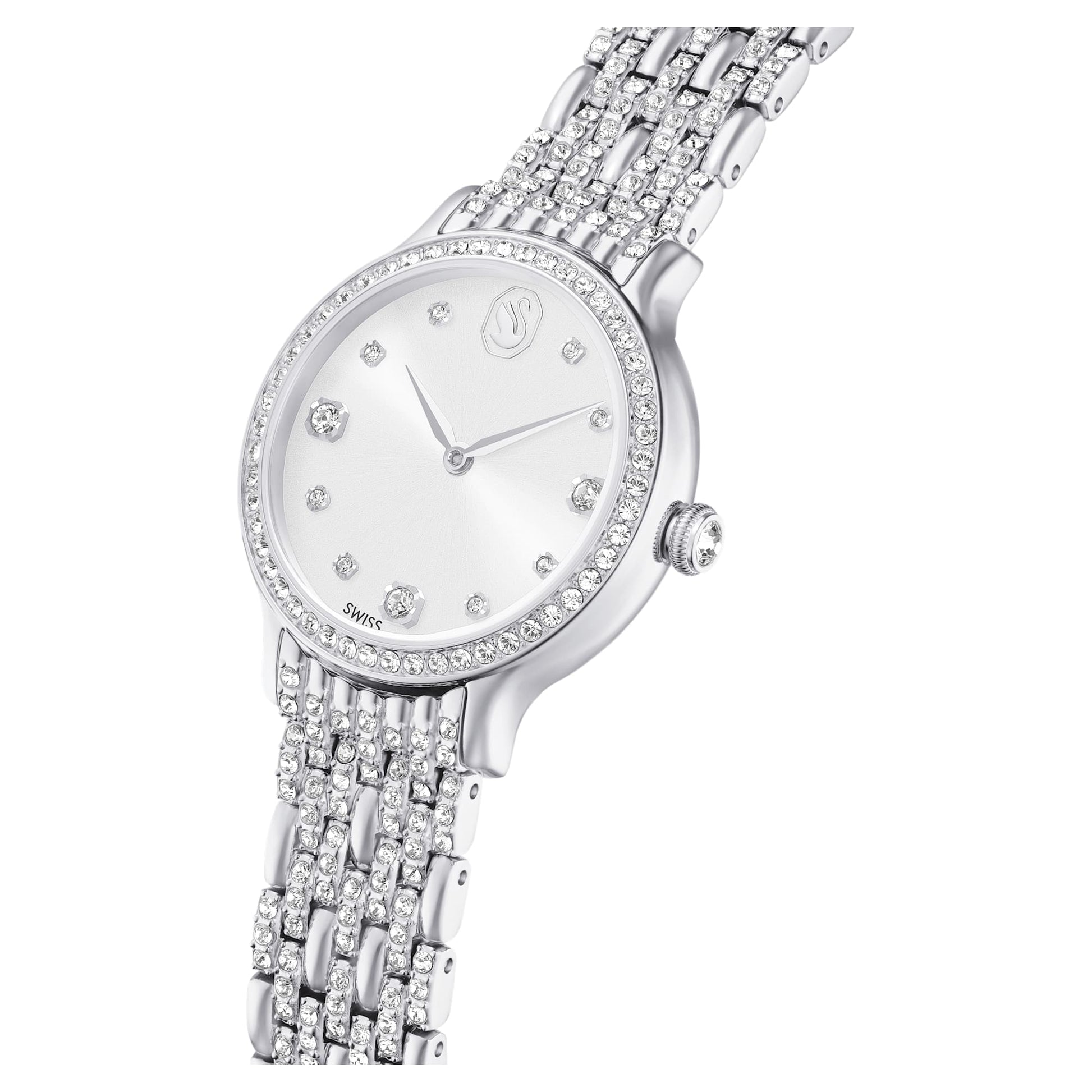 Swarovski Imber watch Swiss Made, Metal bracelet, Silver tone, Stainless Steel 5693634