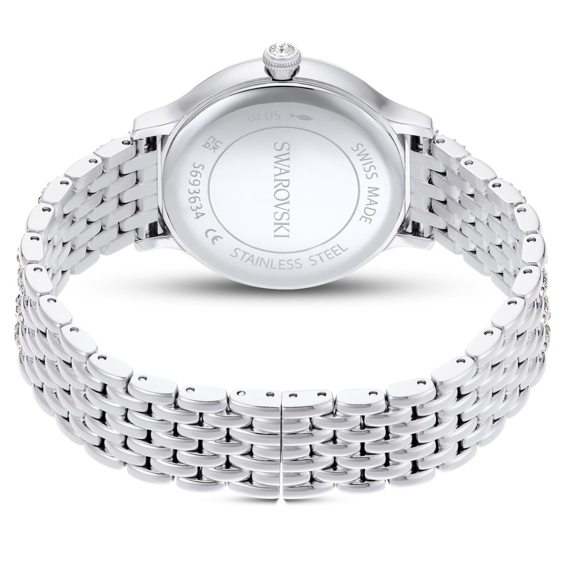 Swarovski Imber watch Swiss Made, Metal bracelet, Silver tone, Stainless Steel 5693634