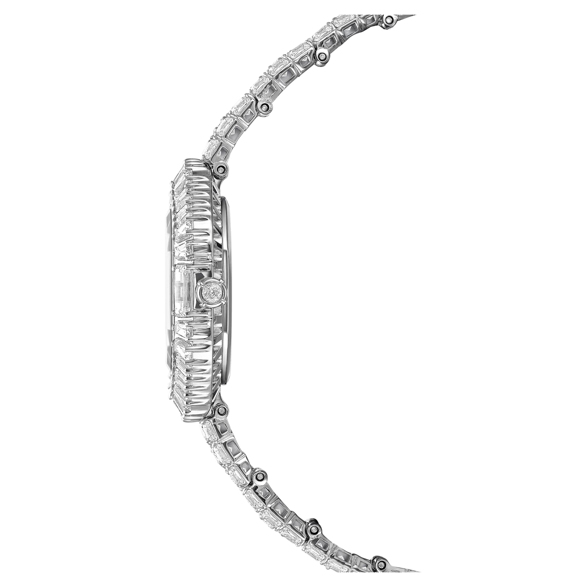 Swarovski Matrix octagon watch Baguette cut, Metal bracelet, Silver tone, Stainless steel
5724516