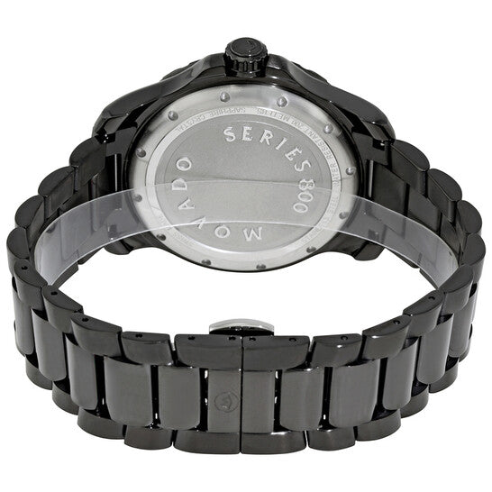 Movado Series 800 Black Dial Black PVD Men's Watch 2600143