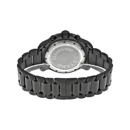 Movado Series 800 Chronograph Black PVD Men's Watch 2600119
