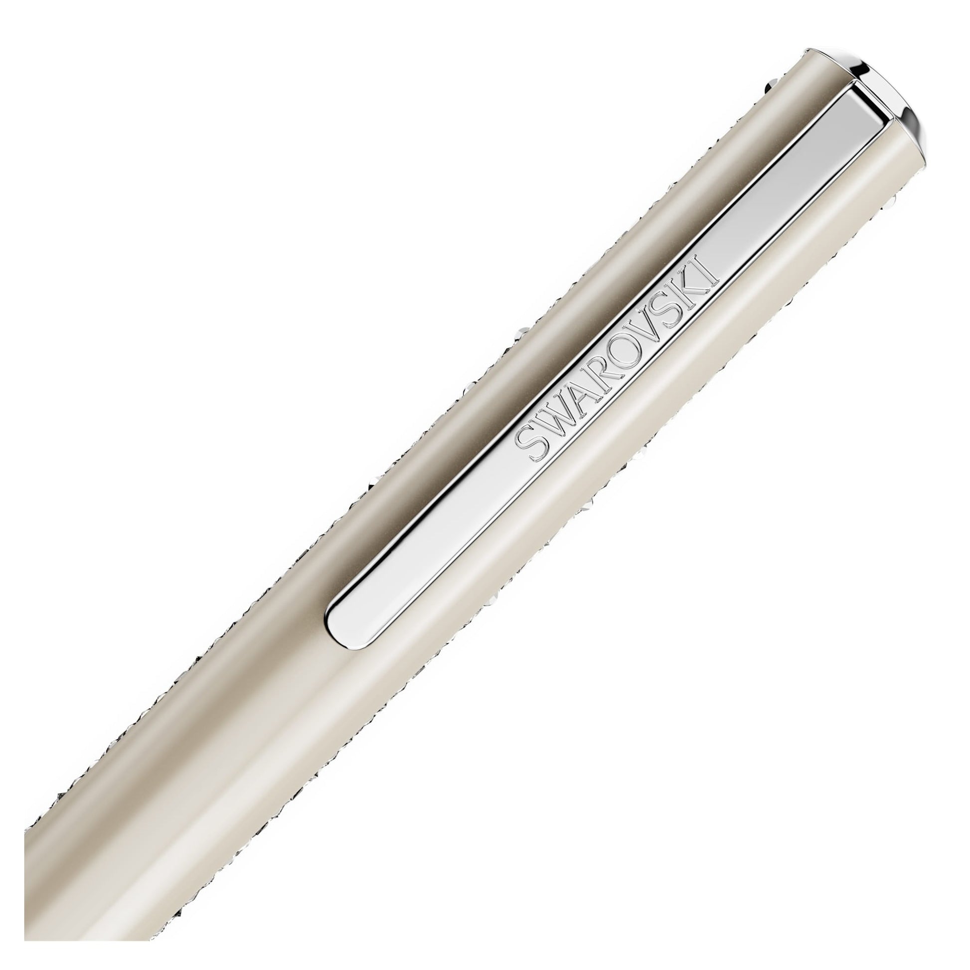 Swarovski Shimmer ballpoint pen Beige, Beige lacquered, Chrome plated  5707705