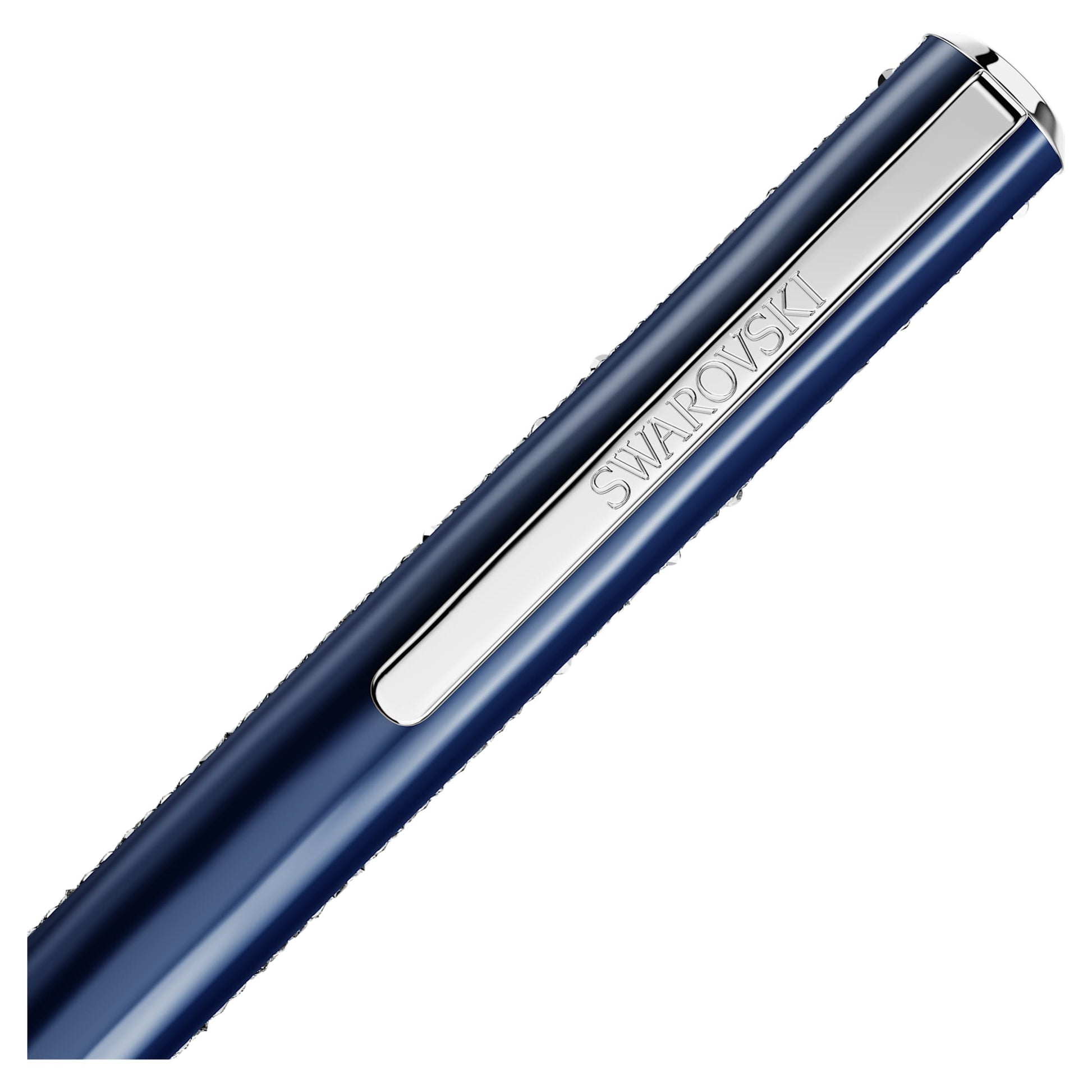 Swarovski Shimmer ballpoint pen Blue, Blue lacquered, Chrome plated 5707709