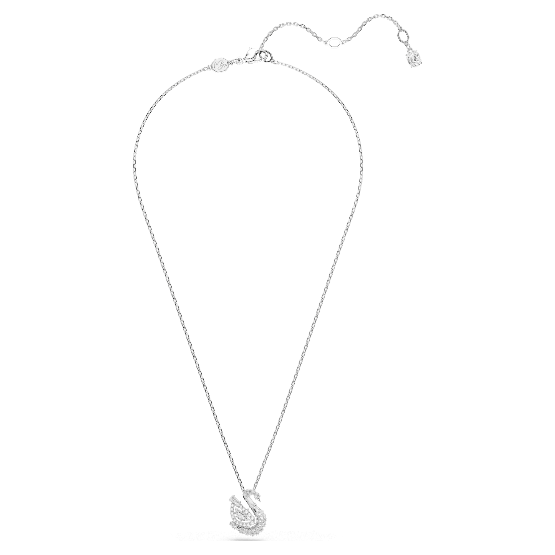 Swarovski Swan pendant Mixed cuts, Swan, White  5732412