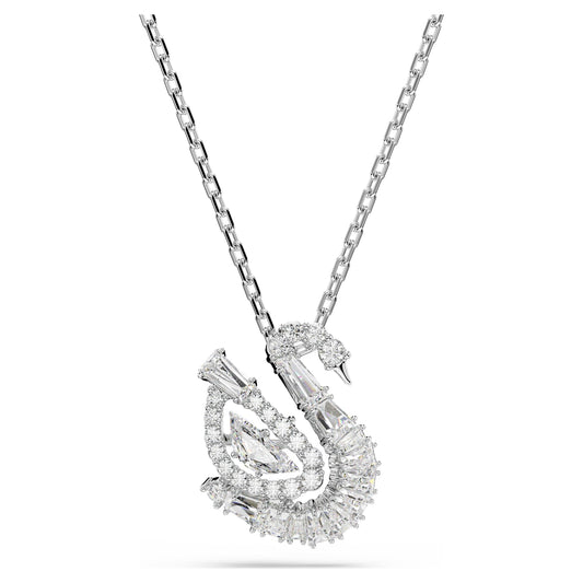 Swarovski Swan pendant Mixed cuts, Swan, White  5732412