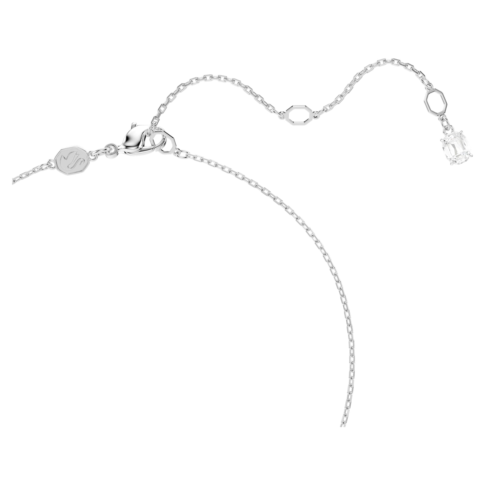 Swarovski Swan pendant Mixed cuts, Swan, White  5732412