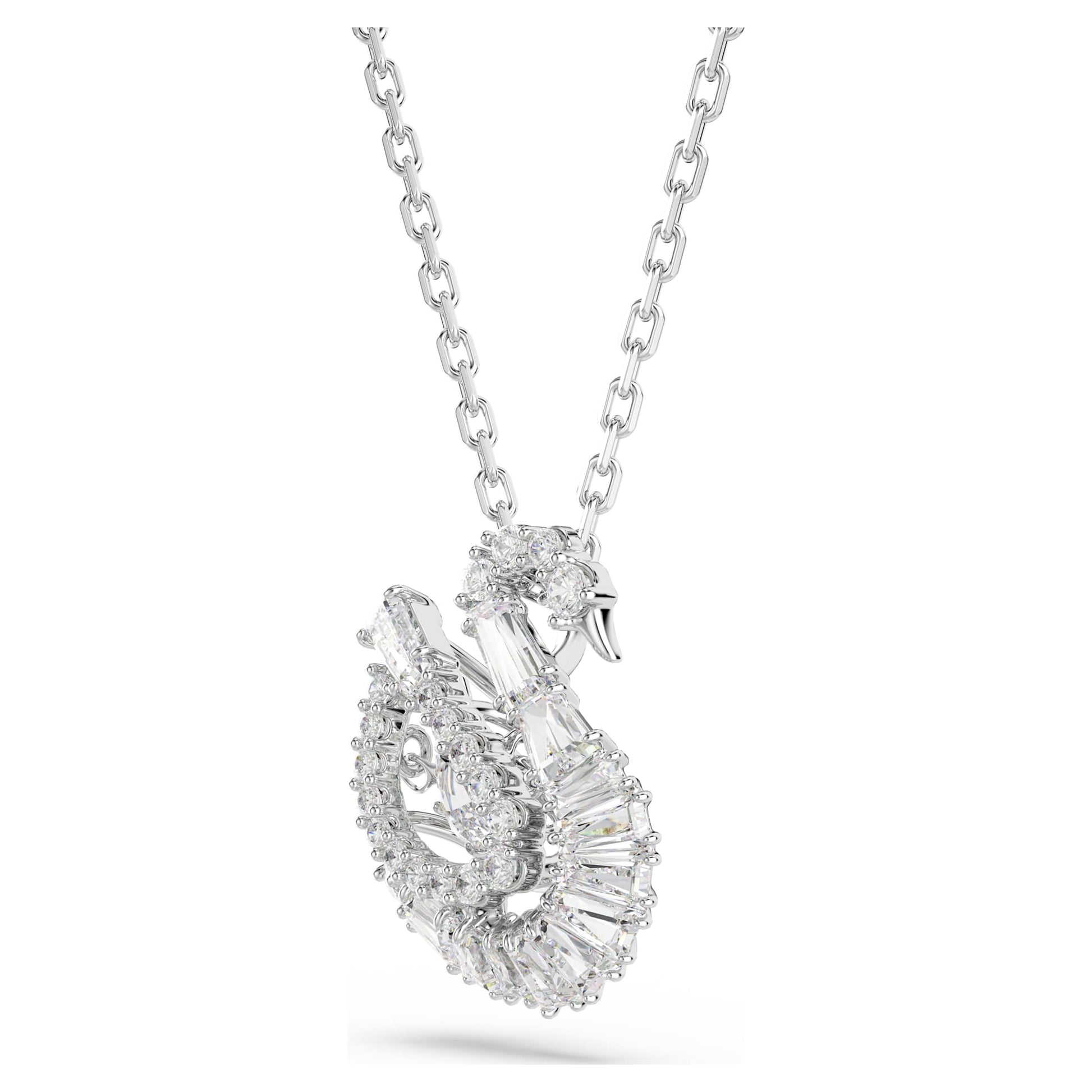 Swarovski Swan pendant Mixed cuts, Swan, White  5732412