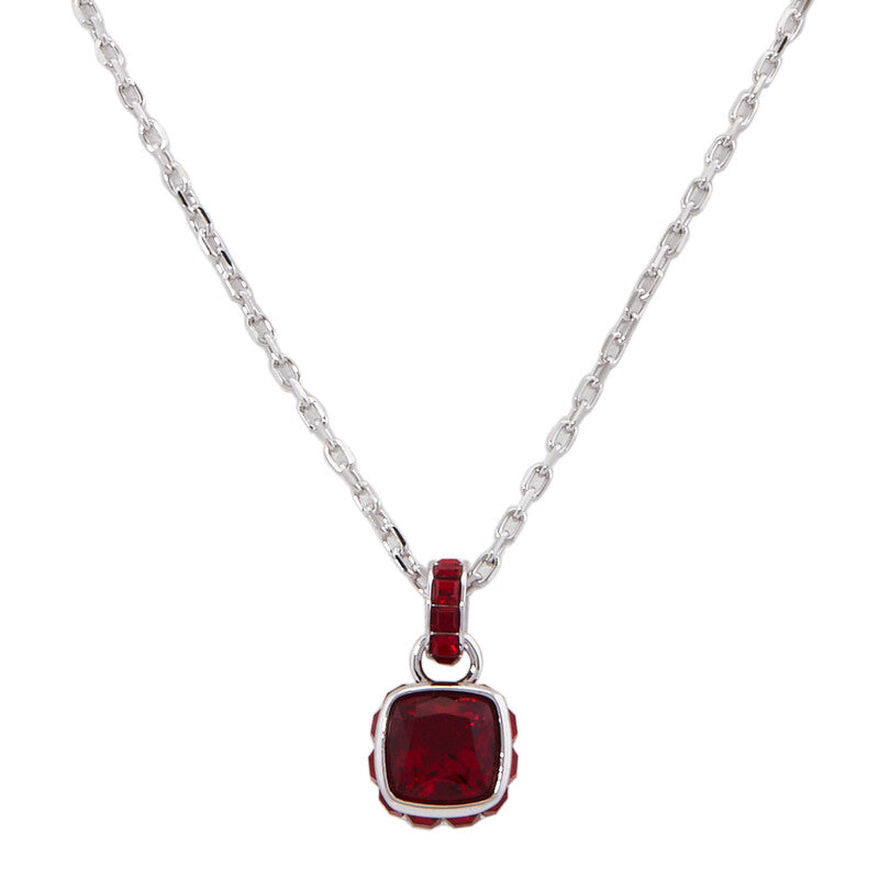 Swarovski Birthstone Pendant Jan Pendant Rhodium Shiny Red 5651709