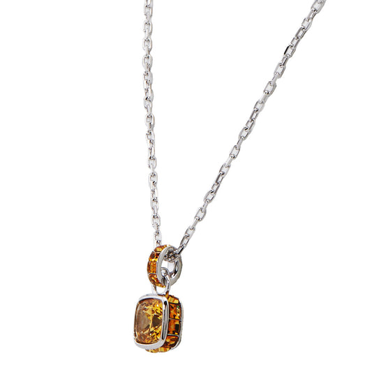 Swarovski Birthstone Pendant Nov Pendant Rhodium Shiny Yellow 5651792