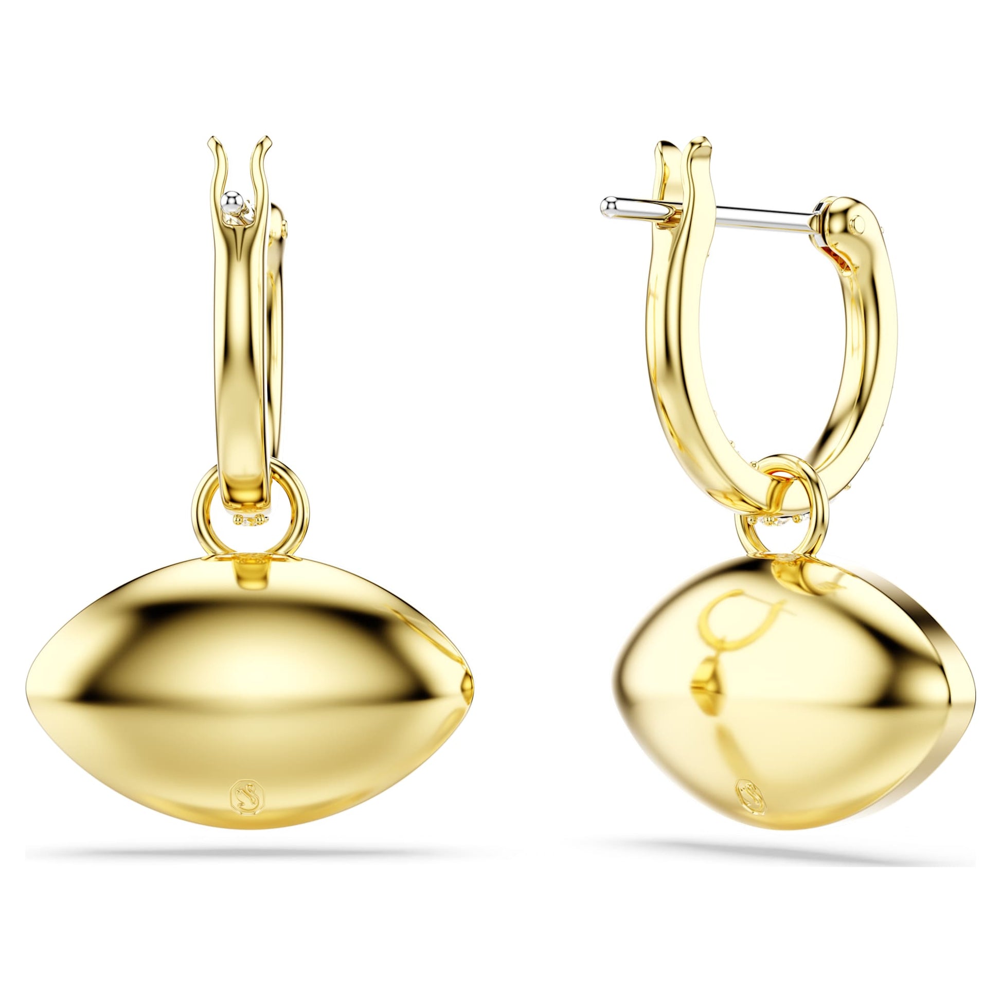 Swarovski Symbolica drop earrings Evil eye, Blue, Gold-tone plated 5692163