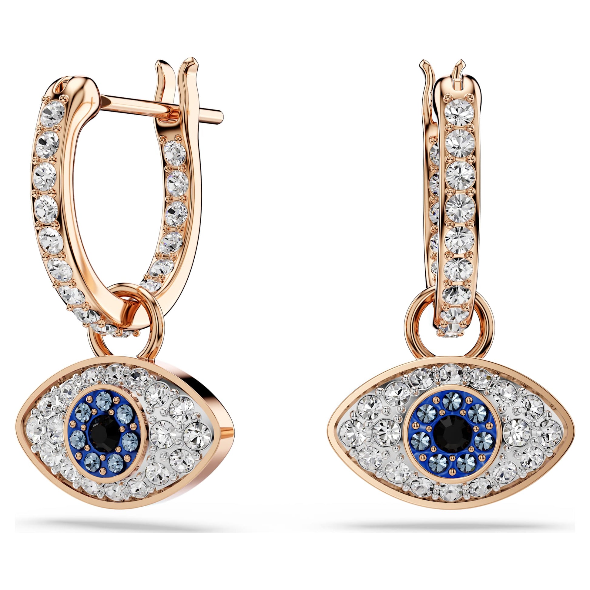 Swarovski Symbolica drop earrings Eye, Multicolored, Rose gold-tone plated 5736982