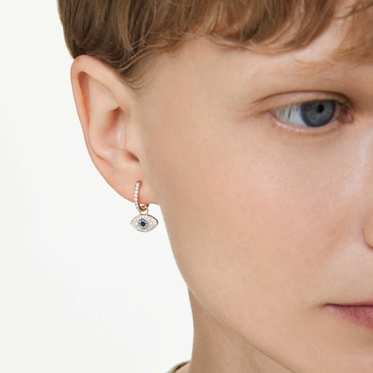 Swarovski Symbolica drop earrings Eye, Multicolored, Rose gold-tone plated 5736982