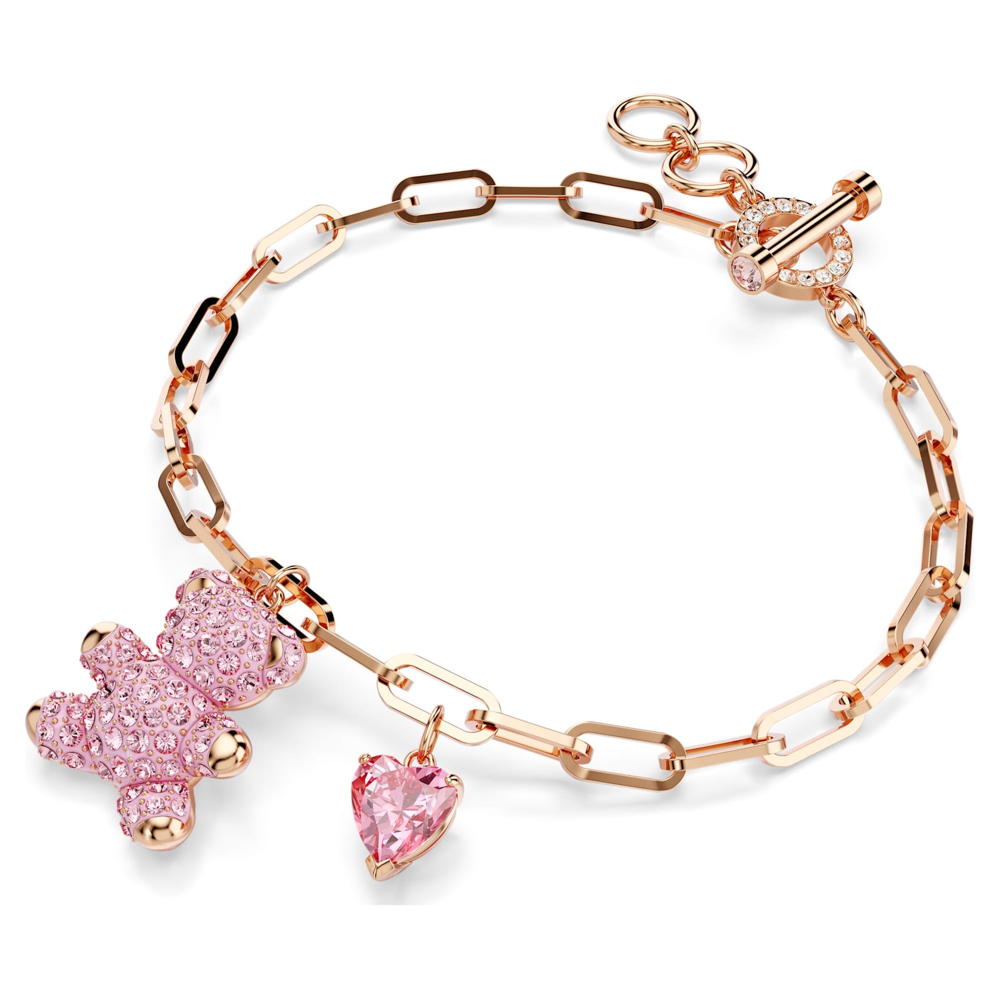 Swarovski Teddy bracelet Bear, Pink, Rose gold-tone plated  5642978