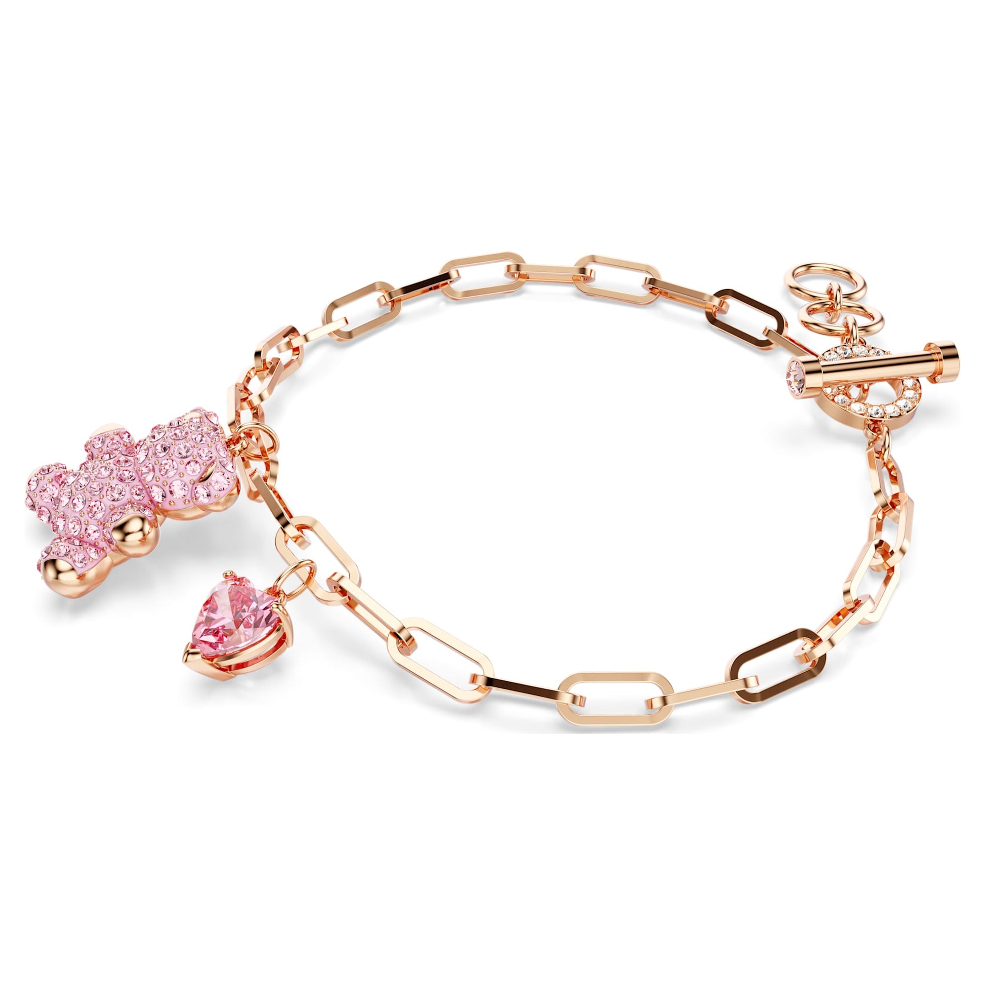 Swarovski Teddy bracelet Bear, Pink, Rose gold-tone plated  5642978